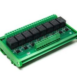 12V 8 Channels Relay Module High and Low Triggering Optocoupler Isolation Relay Module PLC Signal Amplifier Board-17