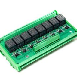 5V 8 Channels Relay, Module High and Low, Triggering Optocoupler, Isolation Relay Module, PLC Signal Amplifier, Board-45