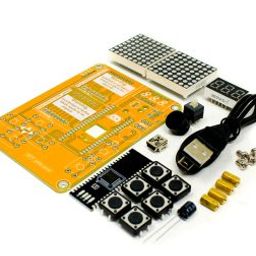 Pro-Range-Electronic DIY Kit MCU Computer Game Machine DIY Snake Electronic for Tetris/Snake/Plane/RacingDot Matrix Game Kit Electronica-17