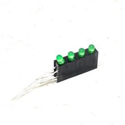 3MM Four Hole Lamp Holder with Green color Light (Pack of 5)-picture-17