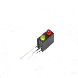 3MM Double Hole Lamp Holder with (Red + Yellow) color Light (Pack of 10)-image-64