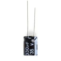 330 uF 35V Through Hole Electrolytic Capacitor-26