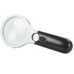 6902A 3x 45x 3 LED Light Pocket Magnifying Glass-32