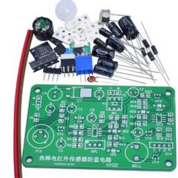 Pro-Range-Human body sensing IR pyroelectric infrared sensor anti-theft alarm electronic kit students electronic principle study HC-SR501-21