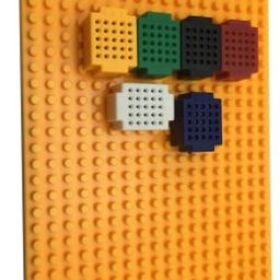 XF-25 Ultra Mini Multi-color Block Building breadboard-40