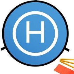 75cm Diameter Fast-fold Landing Pad/ Helipad for RC Drone-31