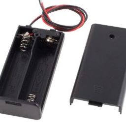 2 x 1.5V AA battery holder with cover and On/Off Switch-10