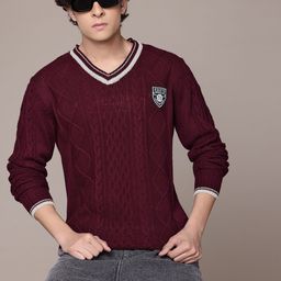 The Roadster Lifestyle Co. Self-Design Acrylic Pullover-image-31