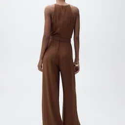 MANGO Basic Jumpsuit with Belt image 5