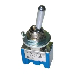 NIDEC COMPONENTS TOGGLE SW, SPDT, 6A, 125V, PANEL, 8A1011C-Z-4