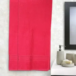 Bianca D'ross Pink 380 GSM Bath Towels - Set of 2-31