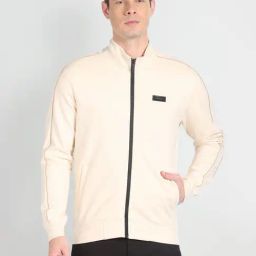Arrow Newyork Beige Cotton Regular Fit Sweatshirt-image-60
