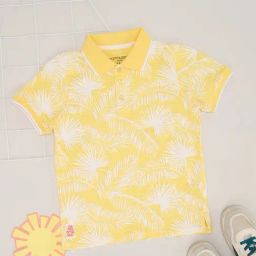 Pantaloons Junior Boys Goldfinch Polo T-shirts-11