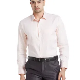 Park Avenue Orange Regular Fit Checks Shirt-picture-38