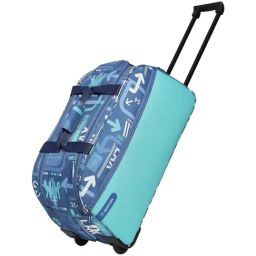 Uppercase JFKT Blue Large Duffle Bag-48