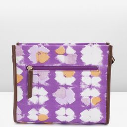 Caprese Abstract Print Regular Structured Canvas Sling Bag image 3
