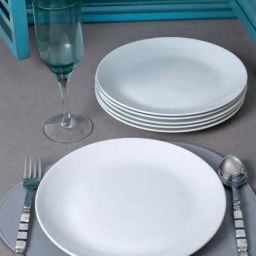 SONAKI White Bone China Dinner Plates - Set of 6-image-10