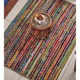 Chumbak Colourful Polyester Floor Rug - Set of 1-image-30