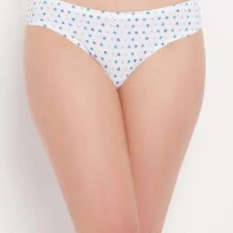 Clovia Cotton Pack of 5 Low Waist Printed Thong with Inner Elastic image 2