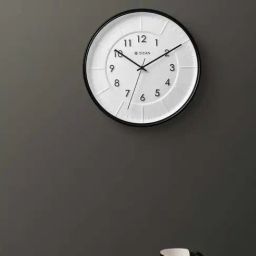 Titan W0041PA01 Black Plastic Wall Clock-29