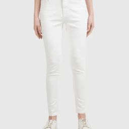 United Colors of Benetton White Skinny Fit Jeans-image-31