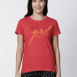 Kryptic Dark Pink Printed T-Shirt-picture-23