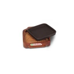 Hazel Black & Brown Wood Sizzler Plate-17