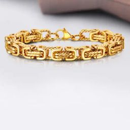 Peora Gold Stainless Steel Openable Link Bracelet-image-31