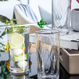 ROXX Diabolic Transparent Glass Tumbler (0.25 L) - Set of 12-image-65