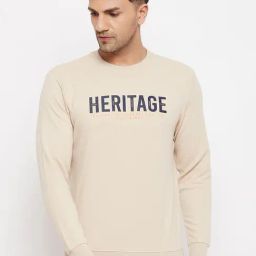 Duke Fawn Slim Fit Printed Sweatshirt-image-3