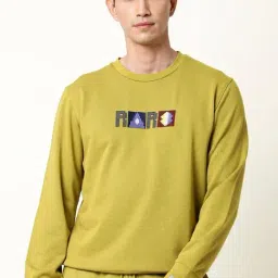 Rare Rabbit Green Cotton Regular Fit Embroidered Sweatshirt-picture-39
