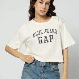GAP White Relaxed Fit Graphic T-Shirt-picture-45