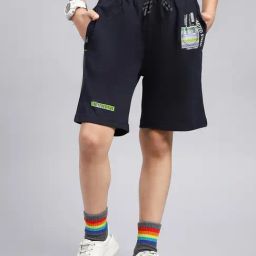Monte Carlo Boys Navy Printed Bermuda-image-55
