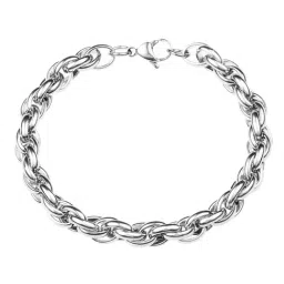 Peora Silver Stainless Steel Bracelet-picture-39