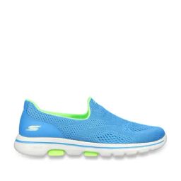 Skechers Women's GO WALK 5 Turquoise Walking Shoes-image-23