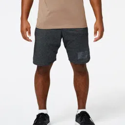 New Balance Charcoal Printed Regular Fit Sports Shorts-picture-34