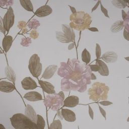 Maspar Blossom Meadow Pink Cotton Floral 300 TC Single Flat Bedsheet with 1 Pillow Case image 4
