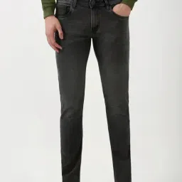 Peter England Grey Skinny Fit Jeans-image-92