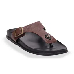Fresco Italia Men Leather Comfort Sandals-image-8