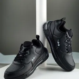 Campus Men Solid Lace-Up Mid-Top Sneakers-12