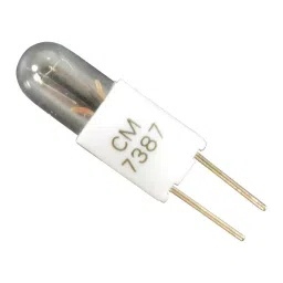 VCC LAMP, BI PIN, T-1 3/4, 28V, 7387-43