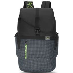 Skybags Grad Pro 01 Black Polyester Striped Laptop Backpack - 25 Ltrs-33