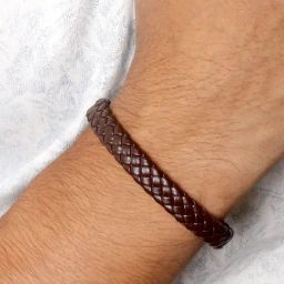 Joker & Witch Caleb Brown Braided Men's Bracelet-41