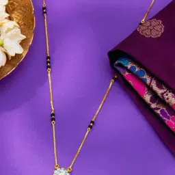 P.N.Gadgil Jewellers 22KT (916) BSI Hallmarked Yellow Gold Tropical Bloom Mangalsutra-picture-18