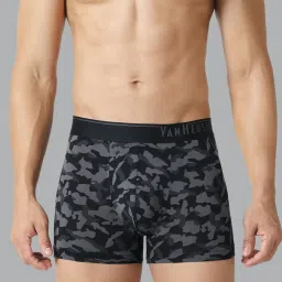 Van Heusen Regular Fit 4 Way Stretch Body Defining Fit Allover Print Trunks - SPP-15 image 1