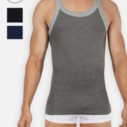 Zoiro Multicolored Regular Fit Vest - Pack Of 3-image-100