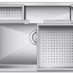 Nirali Expell 20.2x36x20.2 Inch Satin SS Single Bowl Kitchen Sink Era-image-15