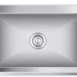 Nirali Expell 19.7x29.5x19.7 Inch Satin SS Single Bowl Kitchen Sink Eden-image-70