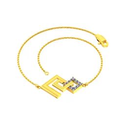 P.C Chandra Jewellers Dazzling Geometric Design 18k Yellow Gold and Diamond Bracelet-image-28