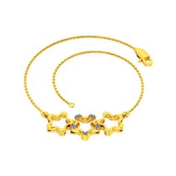 P.C Chandra Jewellers Exquisite 18k Yellow Gold and Diamond Embellished Bracelet-image-65